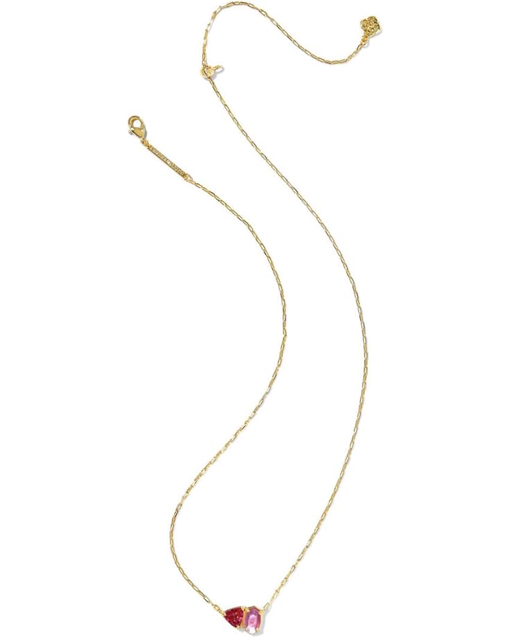 Tatum Gold Pink Mix Necklace