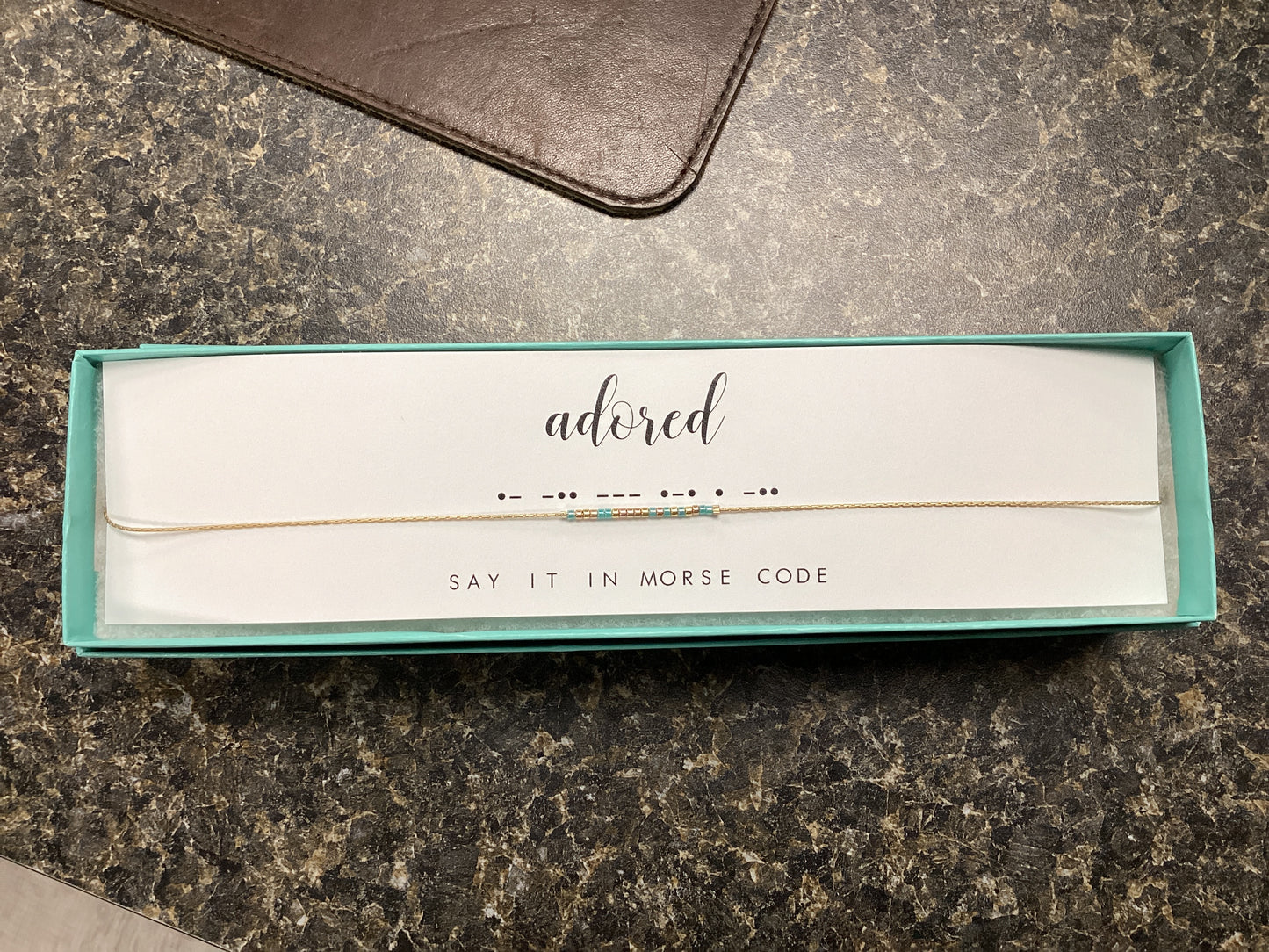 Adored Morse Code Necklace