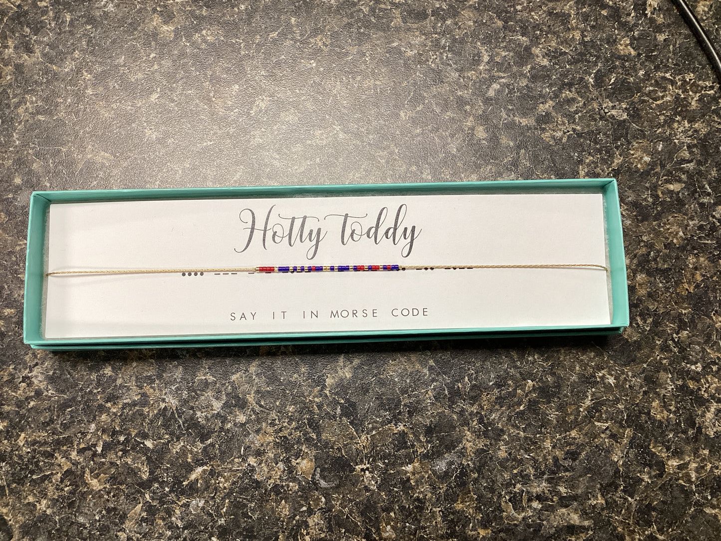 Hotty Toddy Morse Code Necklace