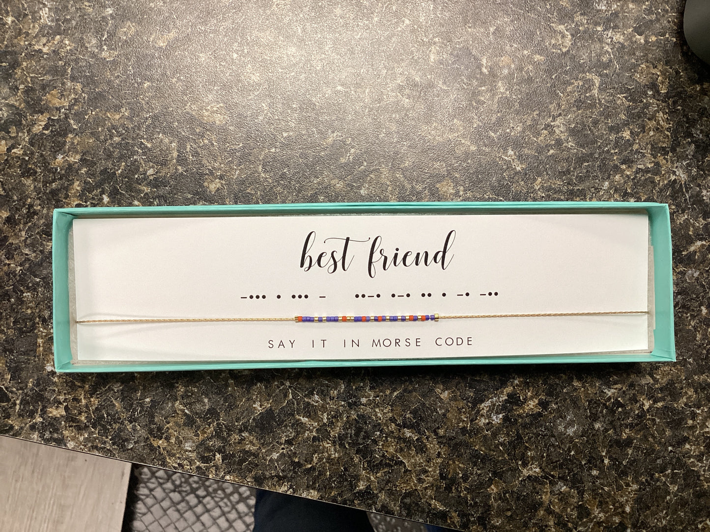 Best Friend Morse Code Necklace