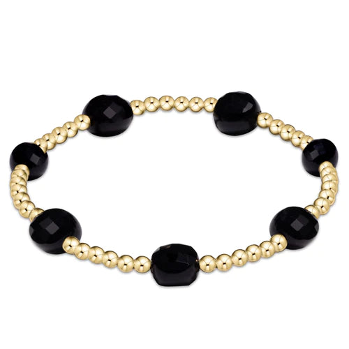 Admire gold onyx black 3mm bracelet
