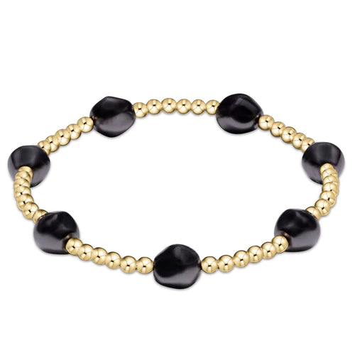Admire gold grey pearl 3mm brac