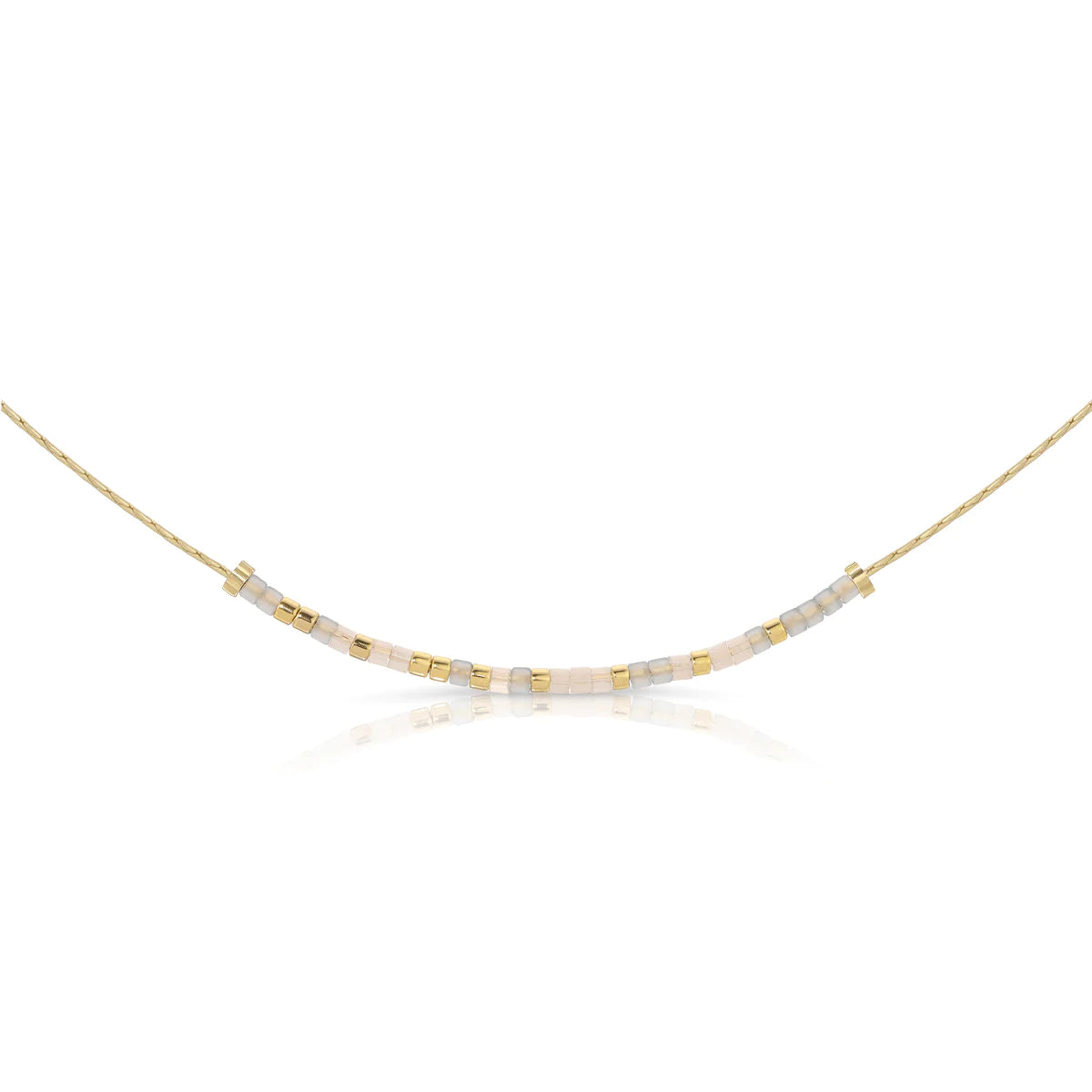 I am enough Morse code necklace