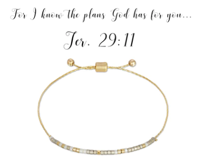 Jer 29:11 Morse Code Bracelet