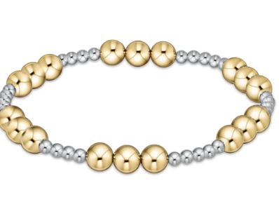 Classic Joy 6mm mixed beads bracelet