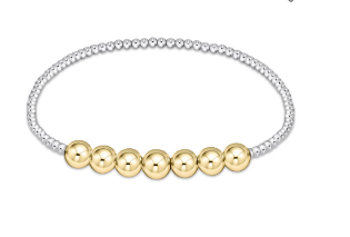 Classic Beaded Bliss 3mm mixed bracelet