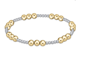 Classic Joy 5mm mixed bead bracelet