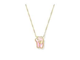 Ballet Slippers gold necklace