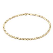 Classic Gold 2mm bead bracelet