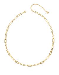 Bella gold crystal chain necklace