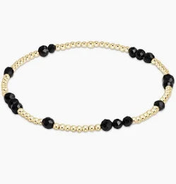 Faceted Onyx Hope Unwritten Bracelet