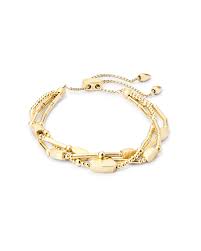 Chantal gold metal bracelet