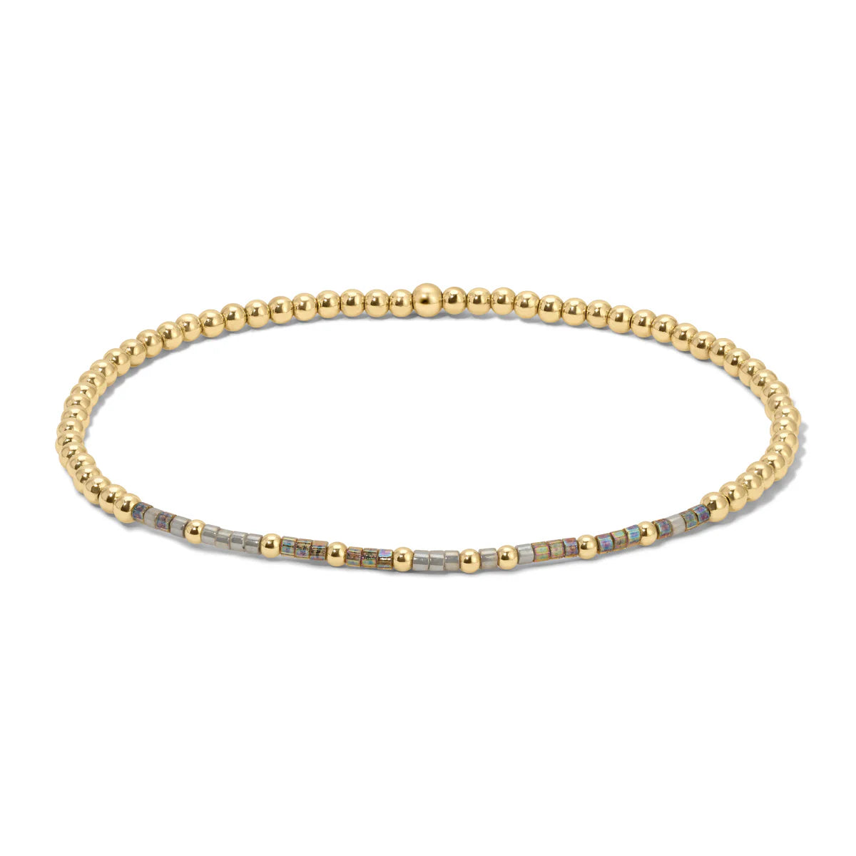 Choose Joy Gold Beaded Morse Code Bracelet