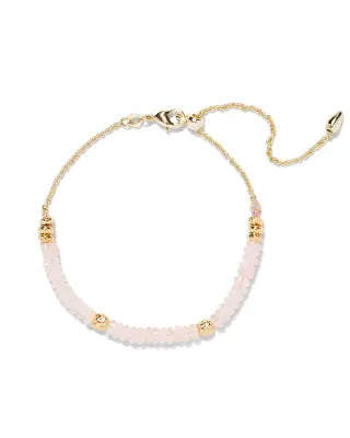 Deliah gold rose chain bracelet