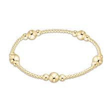 Purpose Gold 6mm Beaded Bracelet