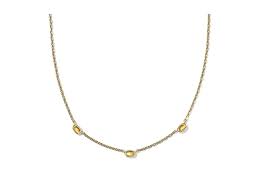 Mini Elisa Three Stone Strand Vintage Gold Marbled Amber Illusion