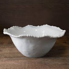 Vida Alegria Large White Serving Bowl