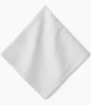 Berry Trim White Napkin