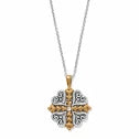 Alcazar Heart Two Tone Necklace