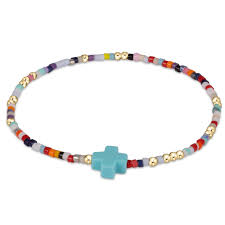 Hope Unwritten Signature Cross Hot Mess Bracelet
