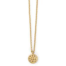 Contempo Gold Medallion Petite Necklace