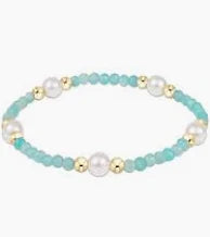 Purpose Pearl 6mm Gem Bracelet Amazonite