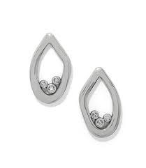 Cascade Lumina silver post earrings