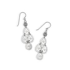 Palm Canyon Silver Teardrop Earrings