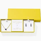 Cailin Birthstone Gift Set Gold Blue Violet Crystal December