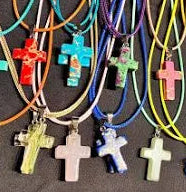 Cross Stone Necklace