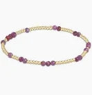 Ruby Gemstone Hope Unwritten Bracelet