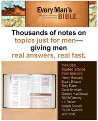 NLT Every Man's Bible A Bible for Every Battle Every Man Faces Deluxe Explorer Edition