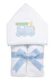 Blue Train Hooded Towel
