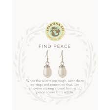 Find Peace silver SLV earrings