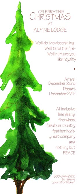 Fraser Fir Tea Length small