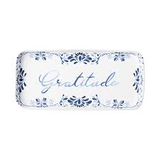 Gratitude blue tray iberian ind