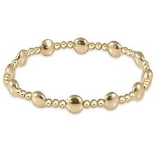 Honesty Gold Sincerity 6mm Bead Bracelet