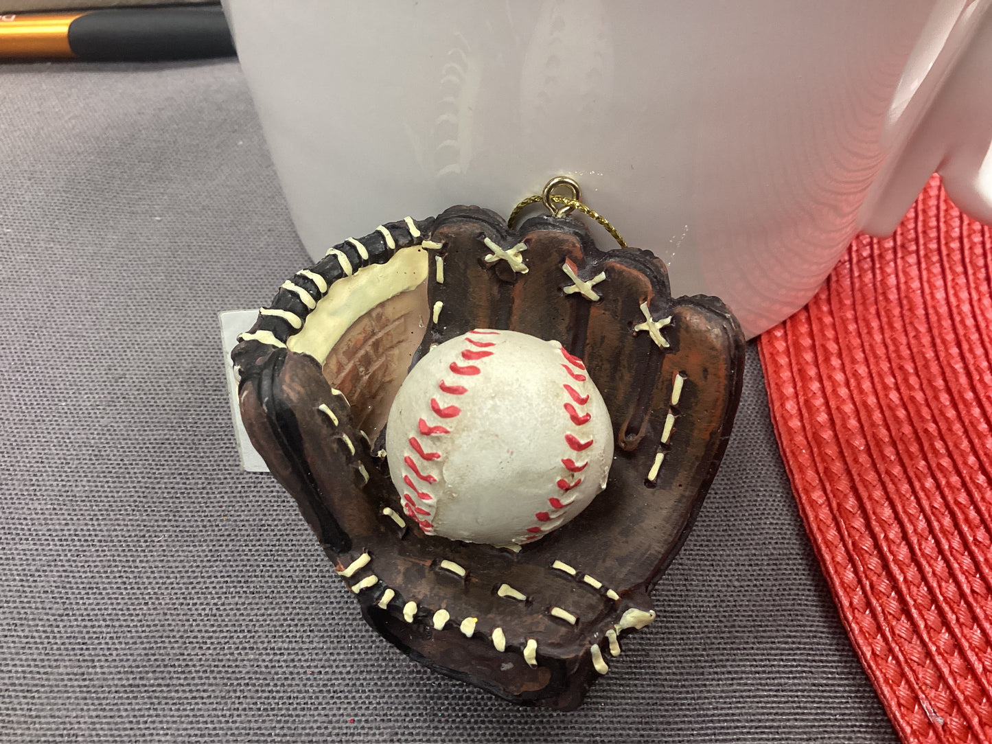 Glove & Baseball ornament