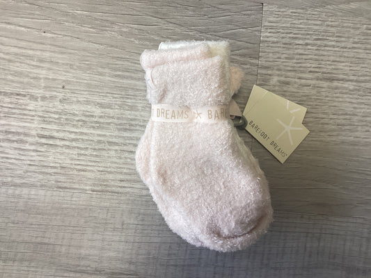 Infant sock set of 3 pink pearl