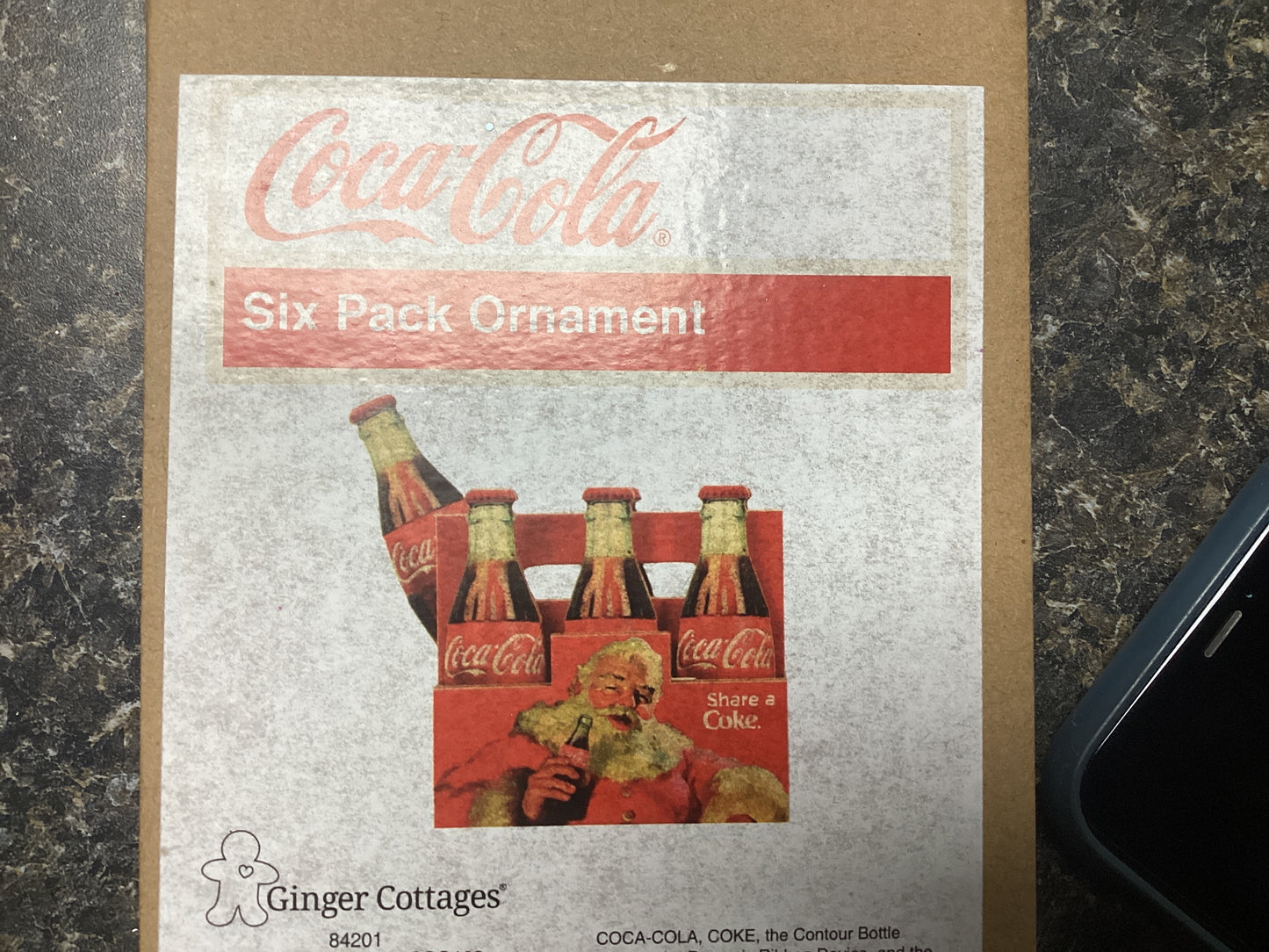 Coca-Cola Six Pack ornament