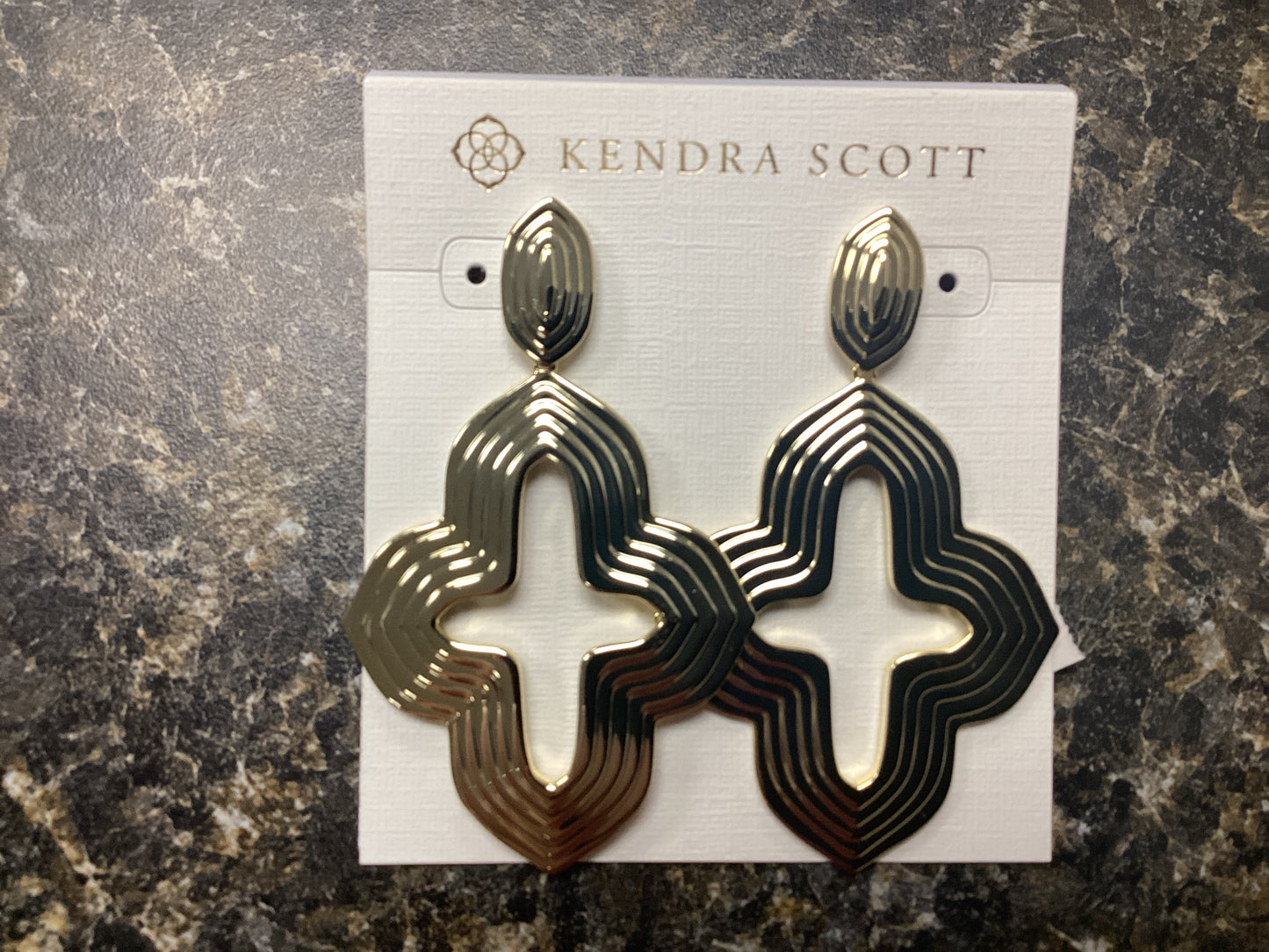 Abbie Metal Stmnt Ear Gold Metal earrings