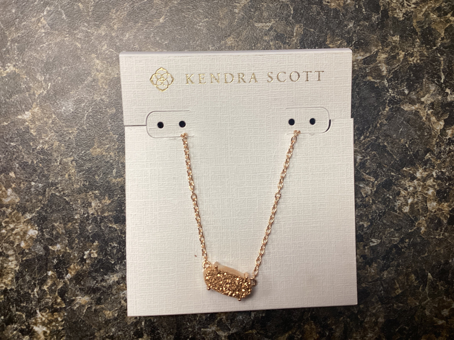 Ever rsg rose drusy necklace