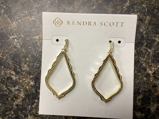 Sophia gold metal earrings