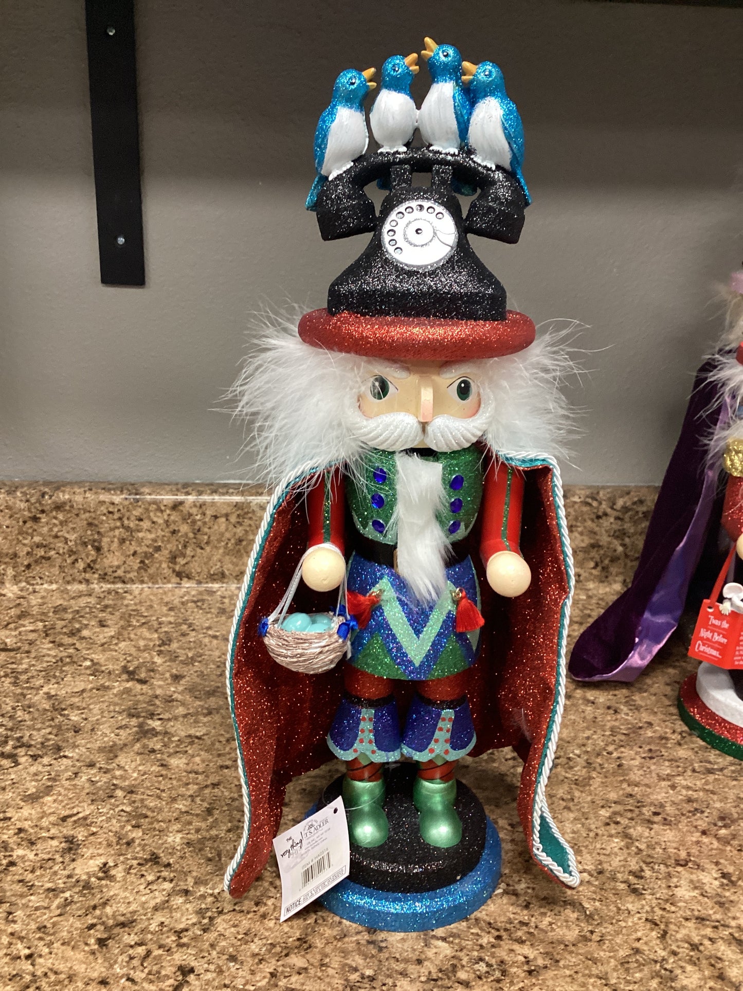 Hollywood Four Calling Birds nutcracker