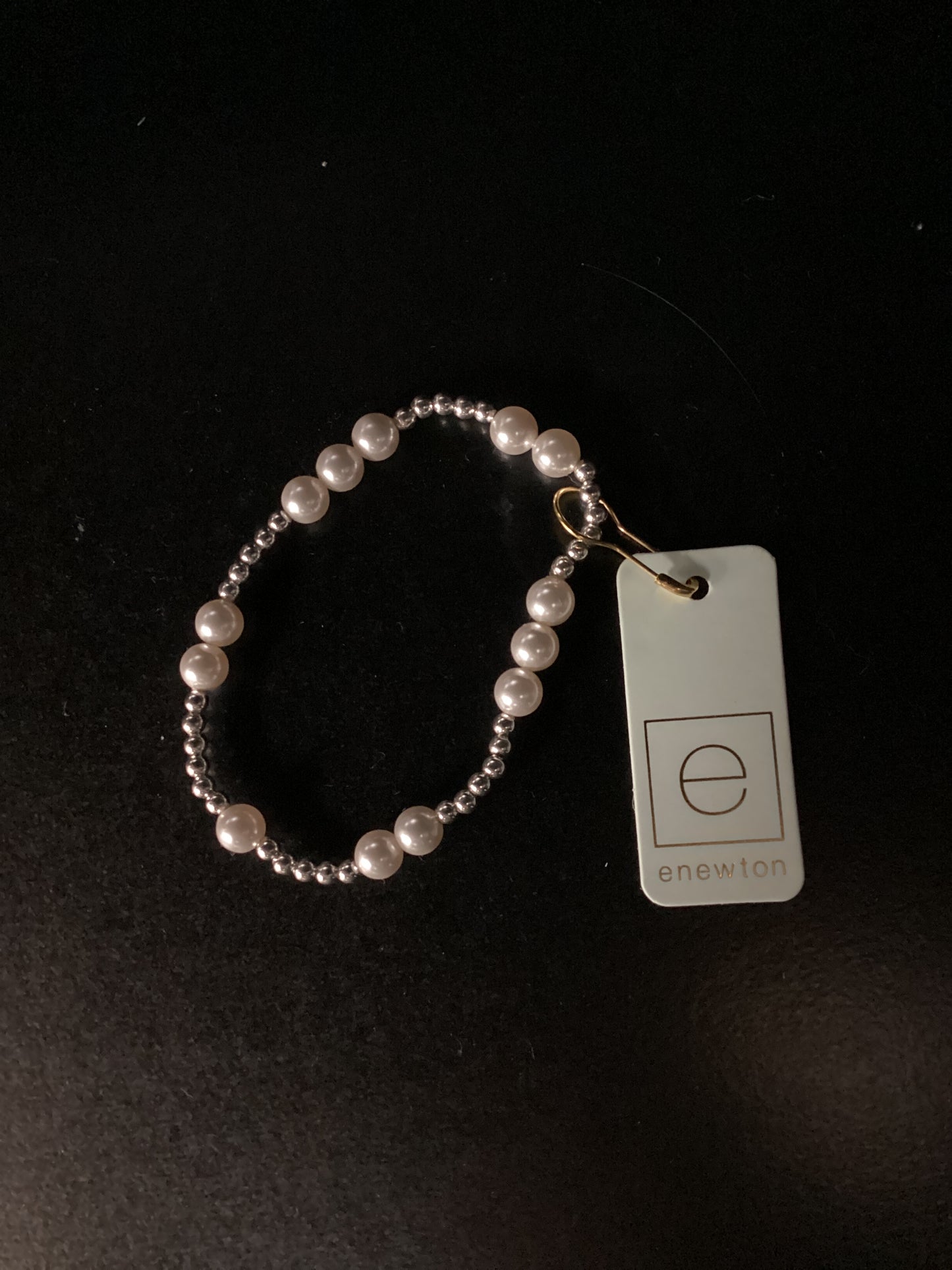 Hope Unwritten Sterling 6mm Bead Bracelet -Pearl