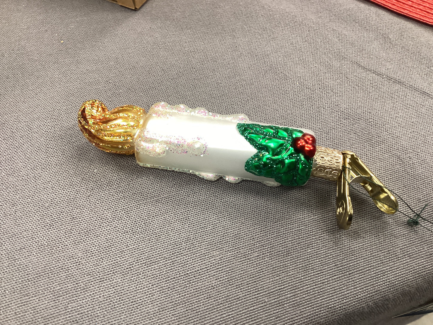 Clip-on Candle ornament