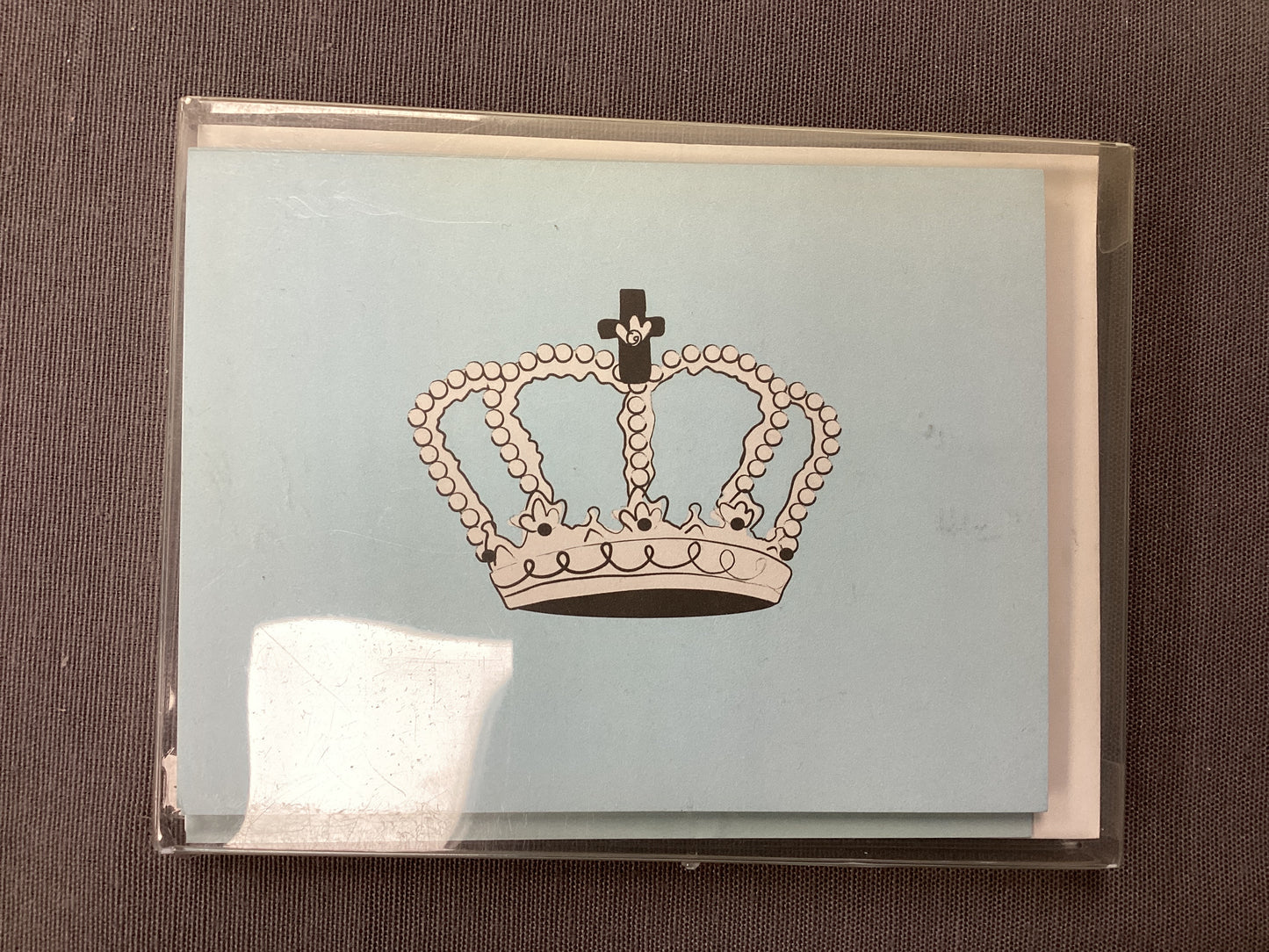 Blue Crown Foldover Notes