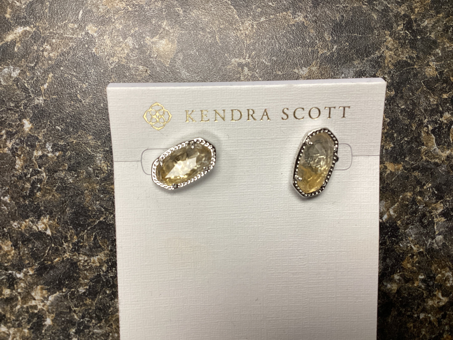 Ellie rhod orange citrine earring
