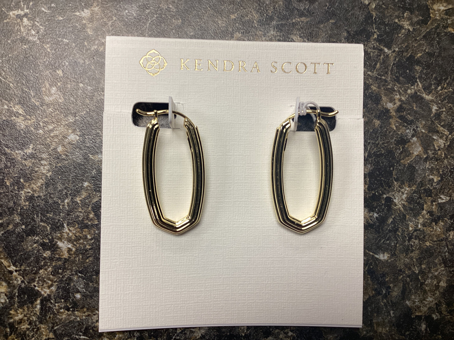 Heather Hoop Ear Gold Metal earrings