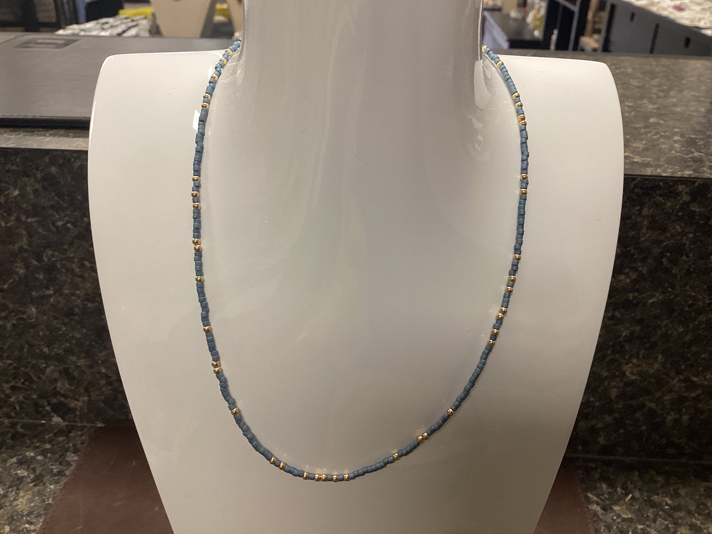 Hope Unwritten Dusty Blue choker 15”
